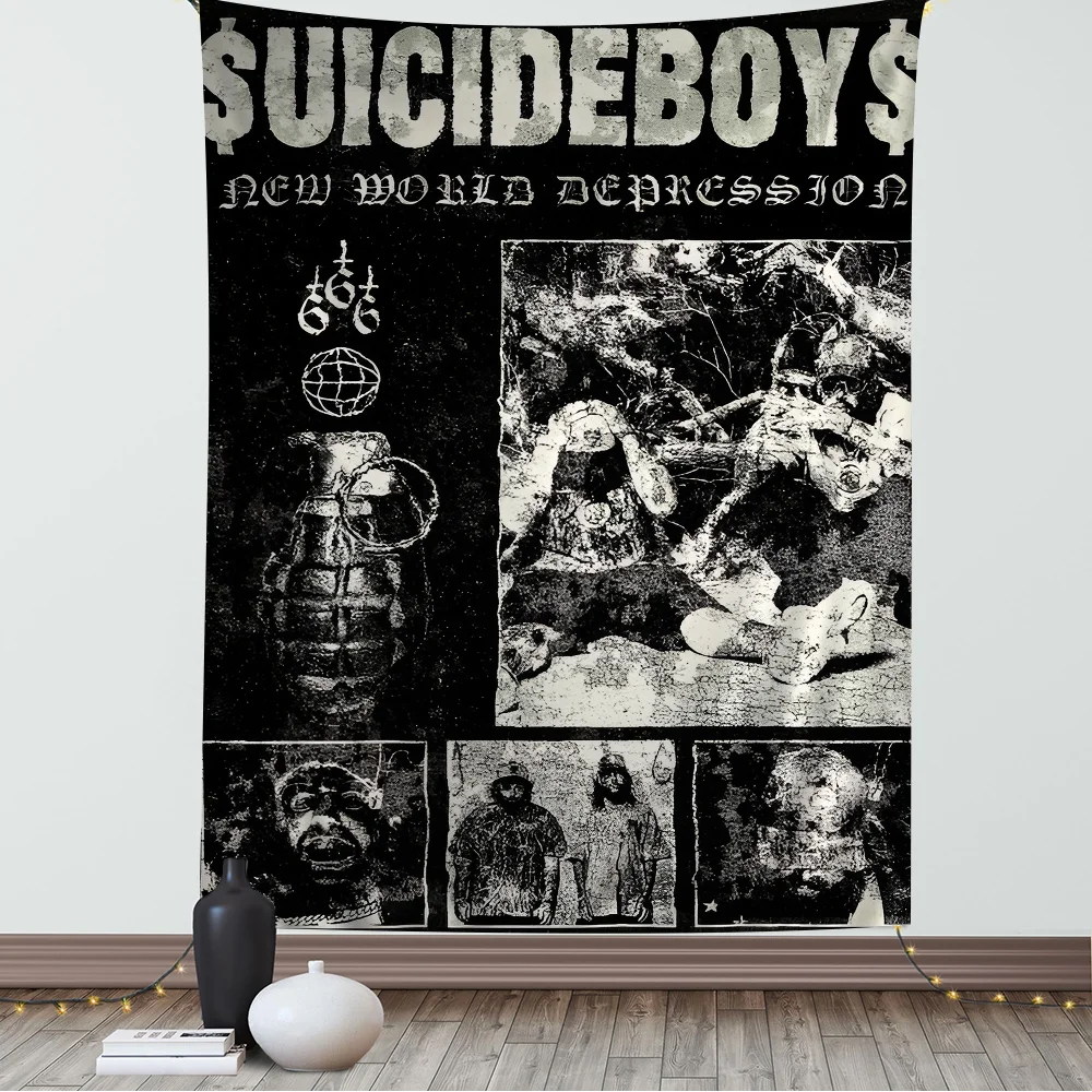 $uicideboy$ Printed Large Wall Tapestry