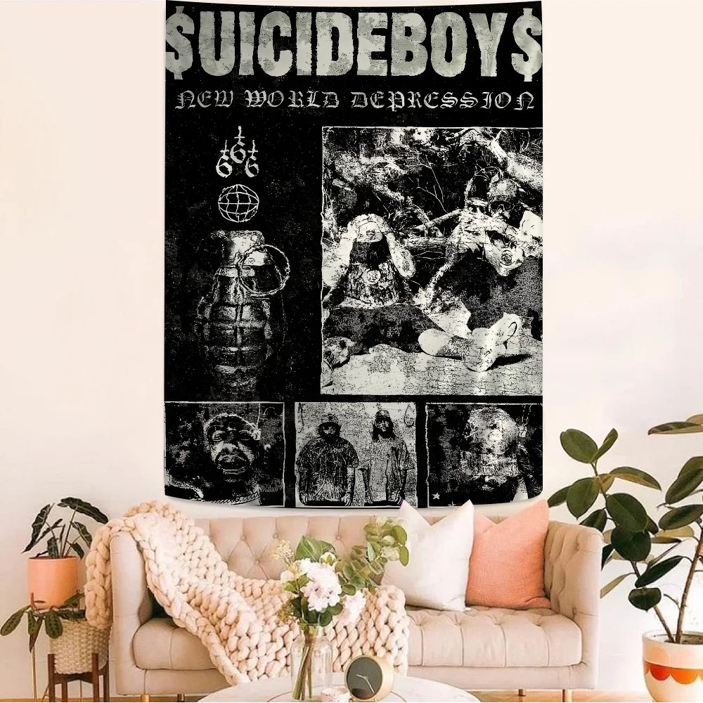 $uicideboy$ Printed Large Wall Tapestry