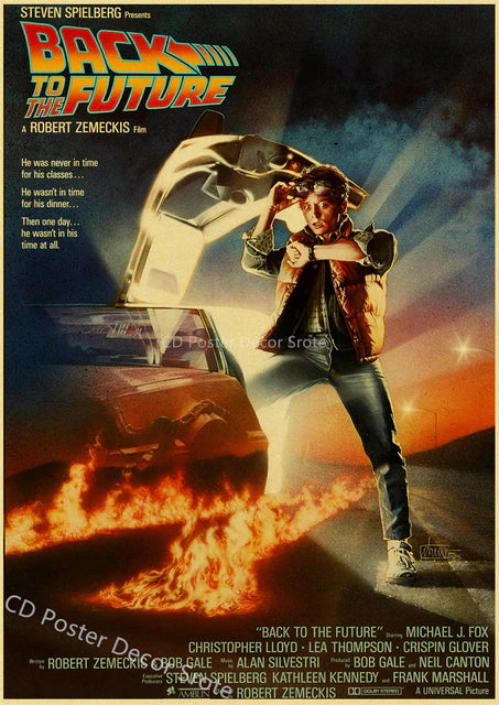"Back To The Future" Vintage Poster