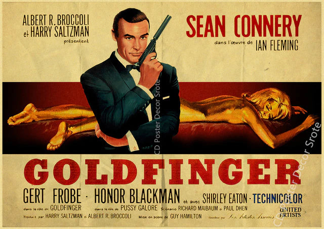 "Goldfinger" Vintage poster