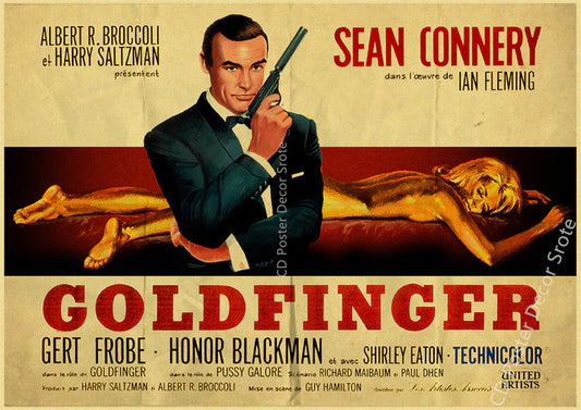 "Goldfinger" Vintage poster