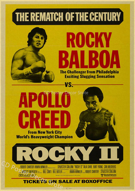"Rocky II" Vintage poster