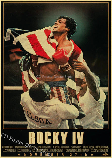 "Rocky IV" Vintage poster
