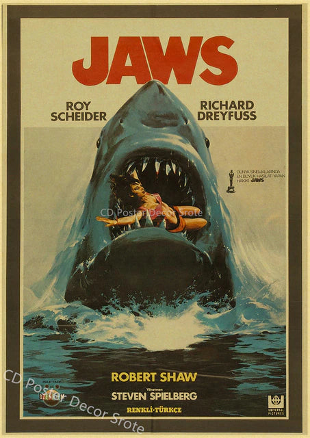 "Jaws" Vintage movie poster