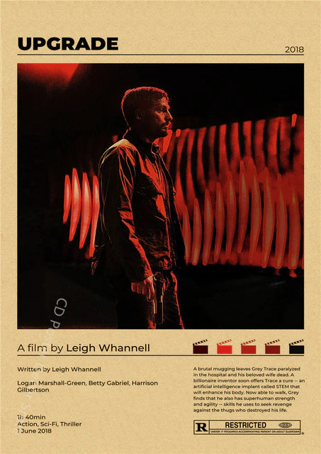 "Upgrade" Vintage style movie poster