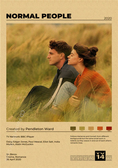 "Normal People" Vintage style movie poster