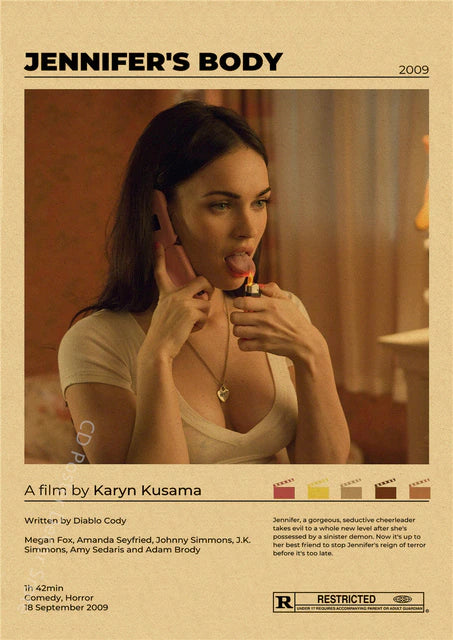 "Jennifer's Body" Vintage style movie poster