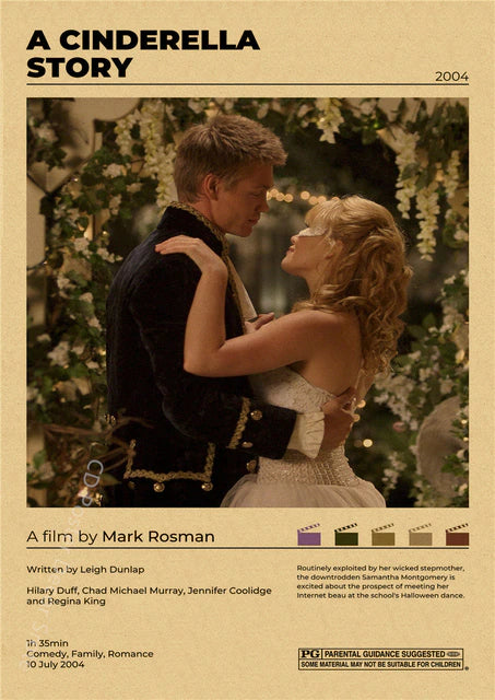 "A Cinderrella Story" Vintage style movie poster