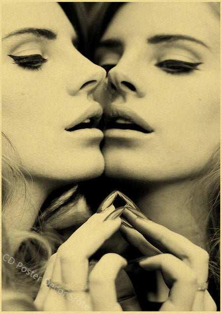 Singer "Lana Del Rey" Vintage Poster