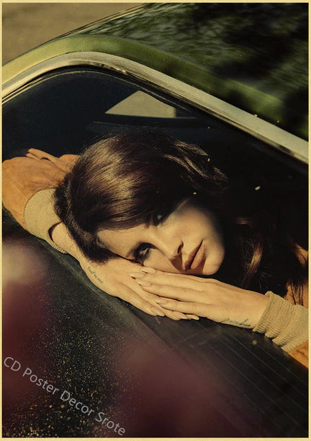 Singer "Lana Del Rey" Vintage Poster