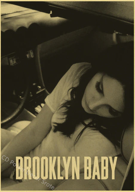 Singer "Lana Del Rey" Vintage Poster