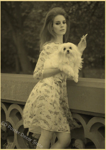 Singer "Lana Del Rey" Vintage Poster