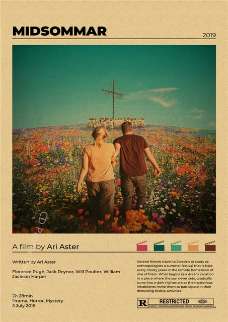 "Midsommar" Vintage style movie poster