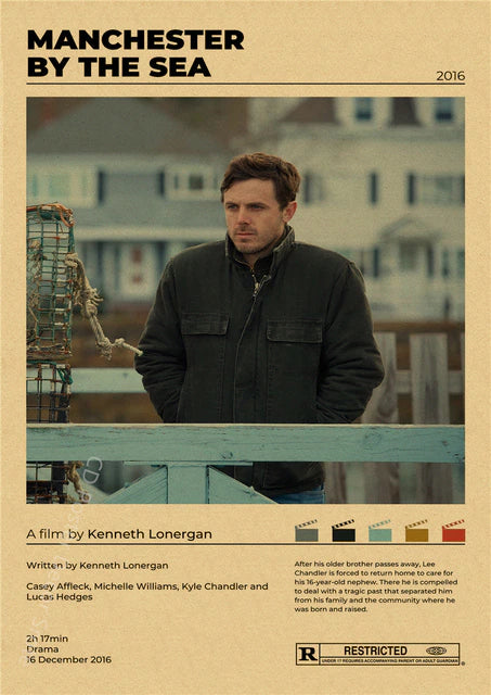 "Manchester By The Sea" Vintage style movie poster