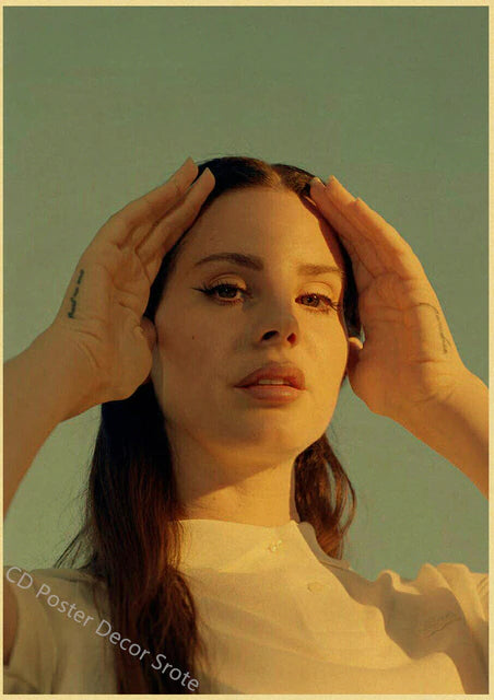 Singer "Lana Del Rey" Vintage Poster