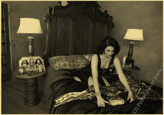Singer "Lana Del Rey" Vintage Poster