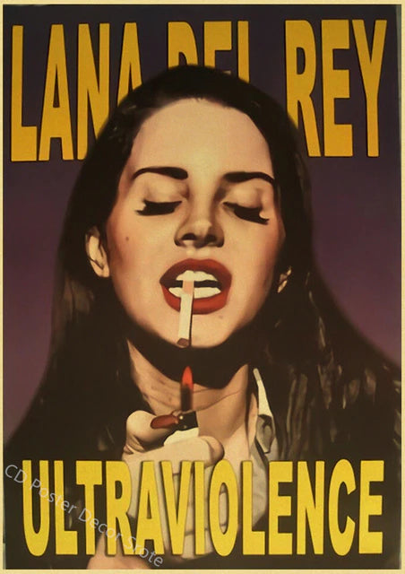 Singer "Lana Del Rey" Vintage Poster