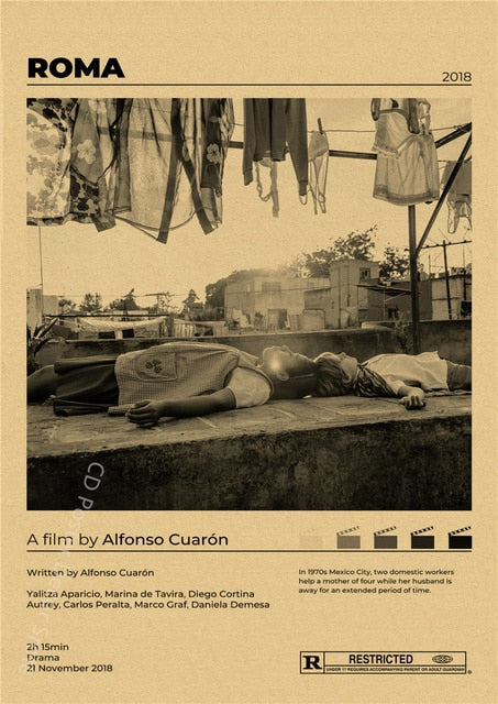 "Roma" Vintage style movie poster